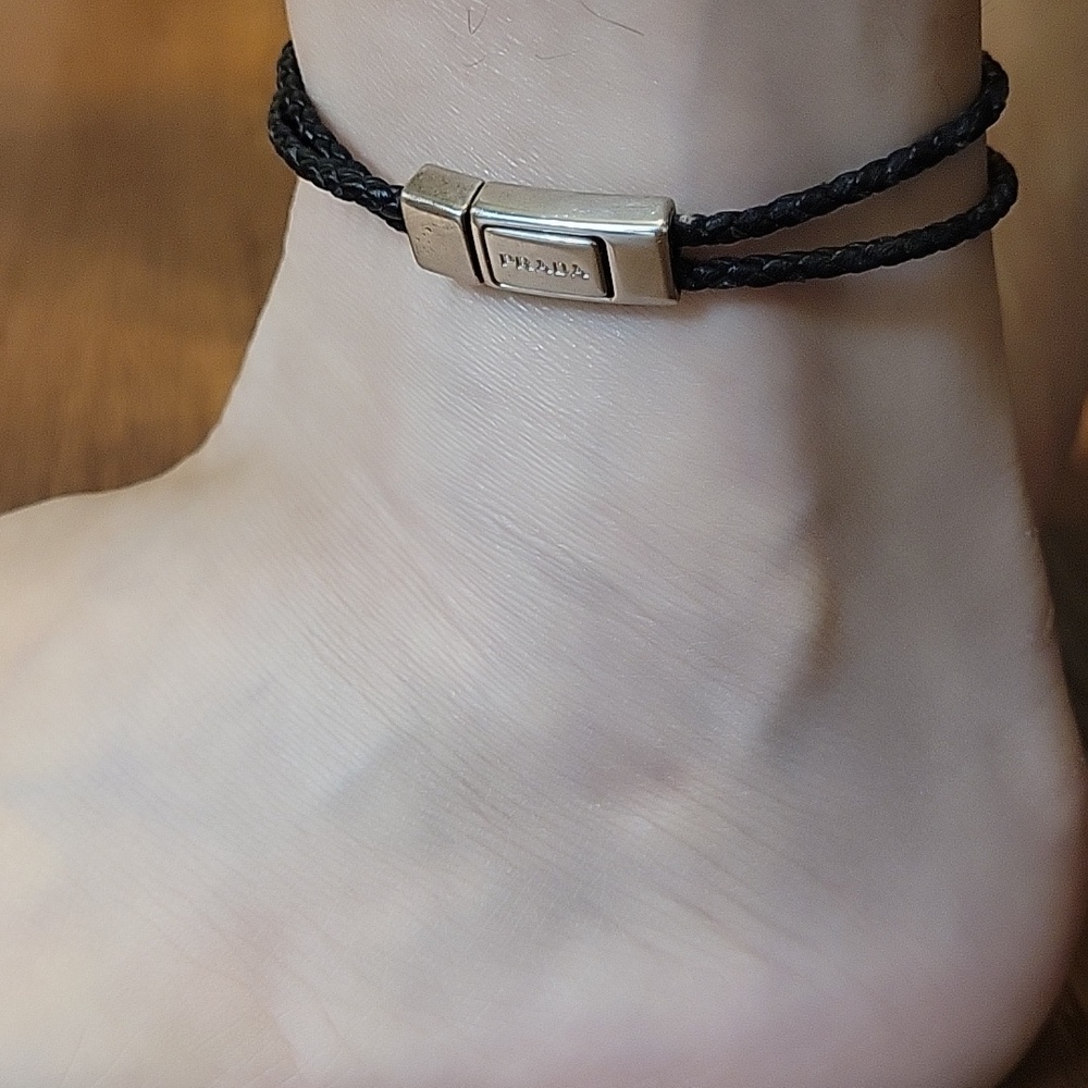 Prada Double Braided Nappa Leather Bracelet - Picture 4 of 4